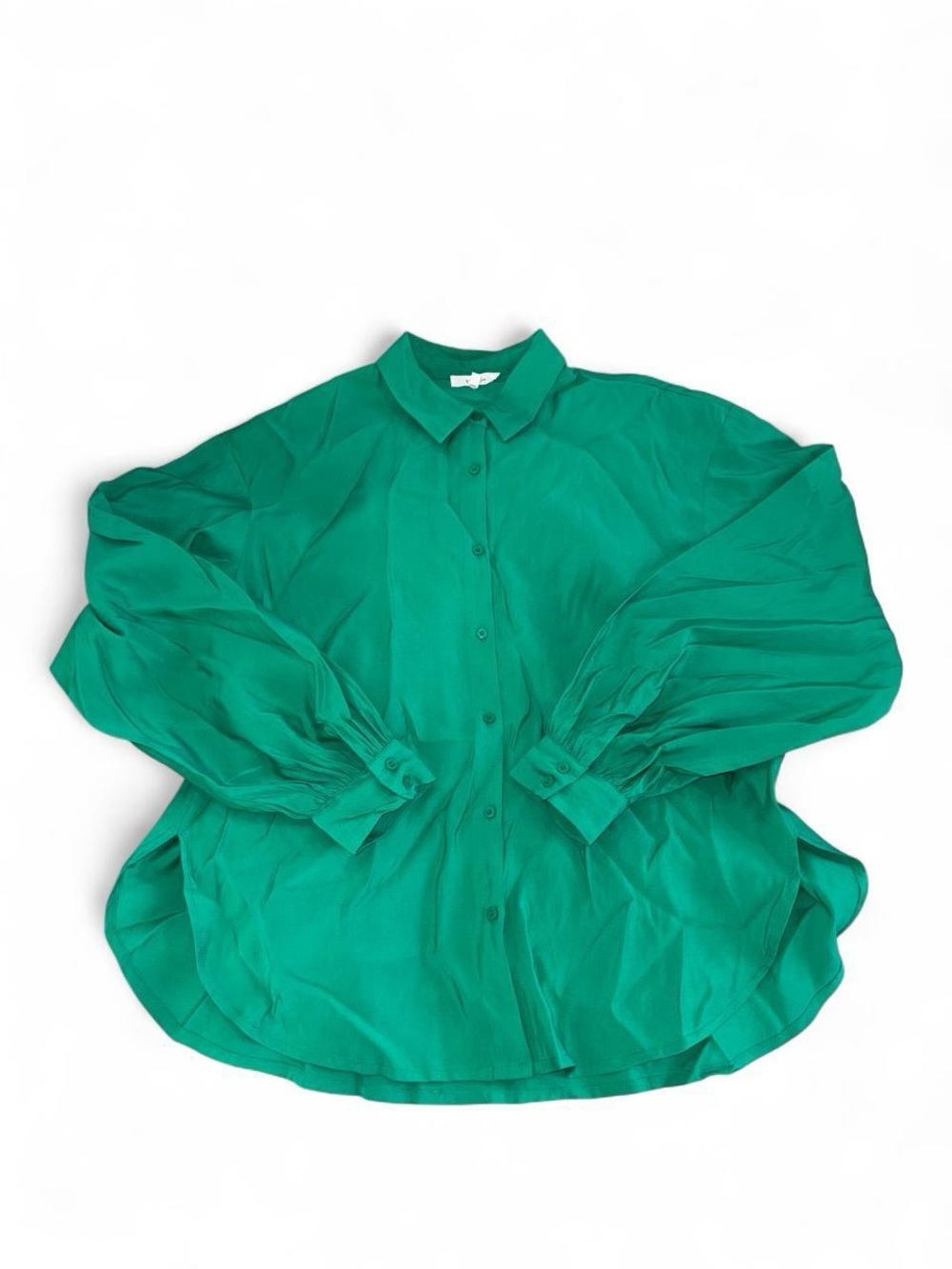 Vici Green Button Up Blouse